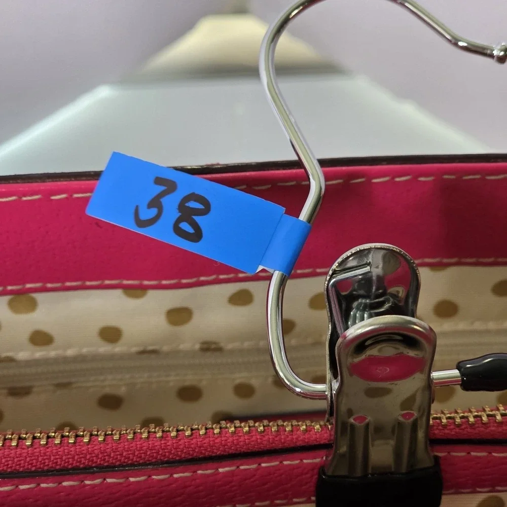 Kate Spade New York Wellesley Quinn Tote Pink Leather Satchel Handbag & Wallet